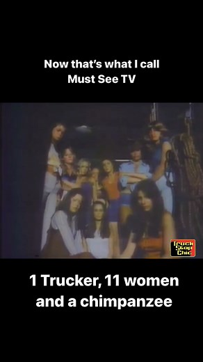 Truck Stop Chic on Instagram: "BJ and The Bear late 70s/early 80s….what’s up with truckers and pet chimps tho? #truckers #classictv #vintagetelevision #70stv #trucking #bigrig #haulin #eastboundndown #freight"