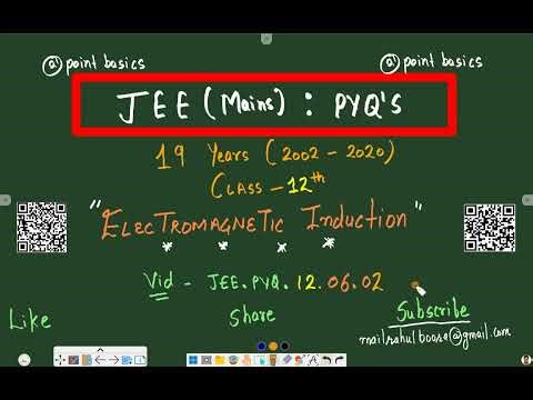 JEE.PYQ's.12.06.02 CL 12 Electromagnetic Induction . Part -02