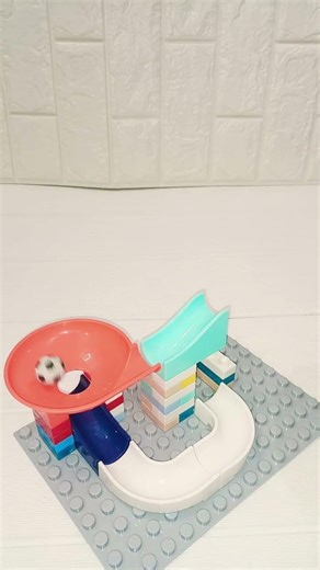 Marble Run Asmr Haba Wave Slope #marblerun #satisfying #shorts #14