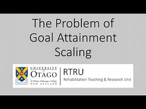 The problem of goal attainment as an outcome measure