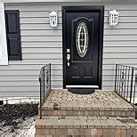 Darkaway Outdoor Sconce Lights Wall Light Fixtures, Exterior Porch Light Outdoor Sconce Anti-Rust Waterproof Aluminum Outside Light with Water Ripple Glass for Patio Yard Doorway Garage