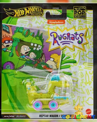 Hot Wheels Rugrats Reptar Car - Pop Culture 2026 Premium Die-Cast Vehicle