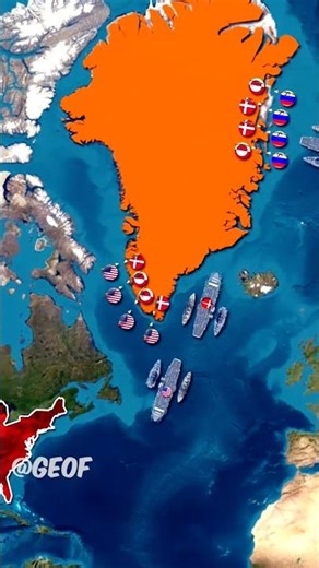 Countries vs Their Biggest Enemies #greenlandvsamerica #countryballs #country #mapaniamtion