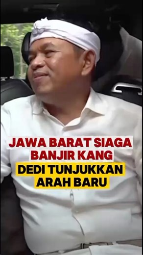 West Java is on flood alert, KDM is taking firm steps #dedimulyadi #kangdedimulyadi #shorts #fyp