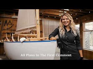 Building an Amazing Catboat From Scratch With Boat Building Plans