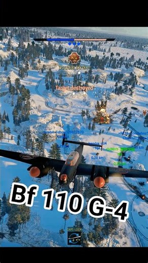 #WarThunder - Bf 110 G-4 bombs two Pz.IV H! #sabaton #gaming #freegames