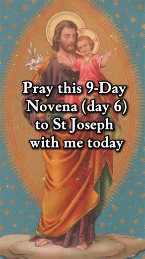 St Joseph Novena Day 6 Catholic Prayer #stjosephnovena #catholicnovena #catholicchurch