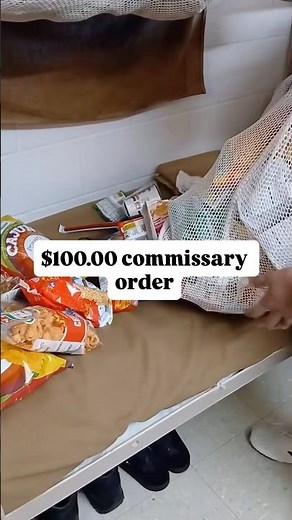 $100 In Prison Commissary #prisonfood