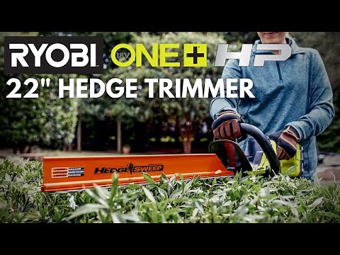 RYOBI 18V ONE+ HP Brushless 22" Hedge Trimmer