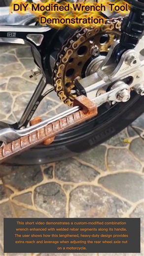 How to Modify a Wrench with Rebar for Extra Leverage