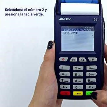 Configuración WI-Fi + Test de conexión del Pos G2