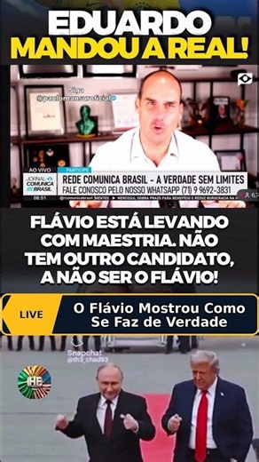 How Flávio Does It Without Competition #politics #brazil #shorts