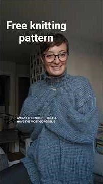 honestly the best knitted jumper pattern for beginner knitters! #knitsweater