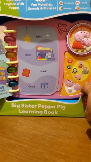 WOW! AMAZING! BIG SISTER PEPPA'S LEARNING BOOK! #amazing #asmr #toys #short #viral #trending