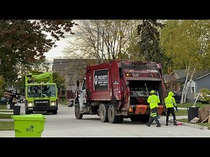 Ex GFL Mack LR Labrie Automizer Garbage Truck + Bonus Rear Loader