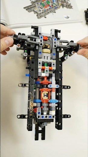 LEGO 42177 Internal Mechanisms | LEGO Mercedes-Benz G 500 | Review LEGO Technic 2024 Offroad Cars
