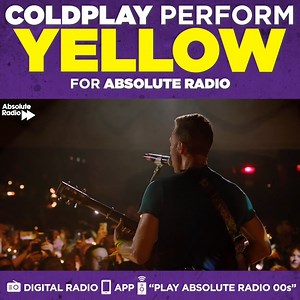63K views · 8.5K reactions | Chris Martin and the O2 Shepherd's Bush Empire crowd sing "Yellow", the much loved Coldplay song was released 23 years ago today! 勞  | Absolute Radio | Facebook