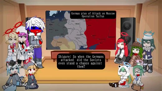 Blue Archive x Countryhuman React to COUNTRYBALLS : Modern history of Russia