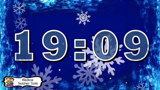 20 Minutes Winter Snow Timer No Music