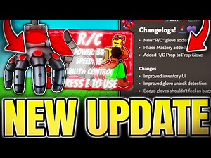 SLAP BATTLES NEW UPDATE! (CODES, HOW TO GET R/C GLOVE SHOWCASE, PHASE MASTERY & MORE) ROBLOX