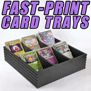 FAST-PRINT Trading Card Sorting Trays (Vase Mode) , Pokemon, MTG, Football Cards
