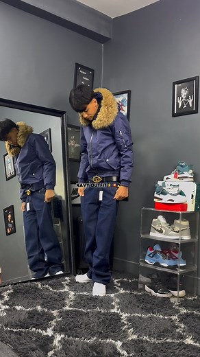 Trending Navy Parka X baggy outfits🖤🤍✨💫 😎🔥 Tt:nirajanuniquefancy Size - m l xl Location 📍Thulo bharyang swoyambhu kathmandu . . . . . . #foryou #baggy #parka #winter #outfit #fashion #trending #outfits #fashion #reels #goviral #fyp#unfrezzmyaccount We do shipping all over nepal & worldwide✈️✈️ Kindly do follow our page for more updates❤️☺️ Thank you all ❤️❤️❤️❤️ | Nirajan Unique Fancy -Gents HiphopStore1