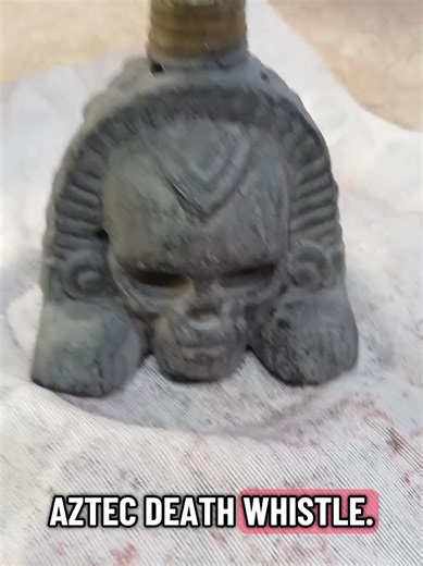 Death Whistle #death #sound #history #mexico #work | aztec death whistle