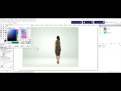 créer un fond blanc colorée modifiable FACILEMENT dans GIMP en 5 minutes # 22