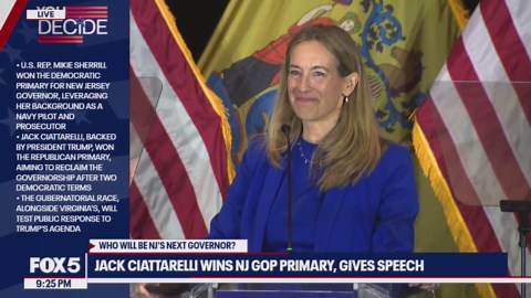 Mikie Sherrill wins NJ Dem primary election for gov