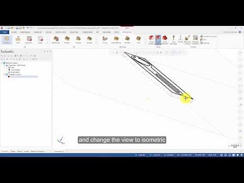 Mastercam 2018 Mill Essentials Tutorial 2 - Machine Definition and Stock Setup (Captioned)