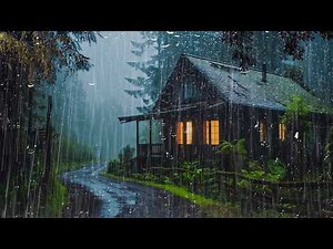 Rain and Thunder Sounds for Deep Sleep - Heavy Rain & Natural Thunder for Peaceful Sleep, Relaxation