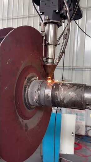 Laser Cladding Repair + Laser Hardening Process for Metal Shafts