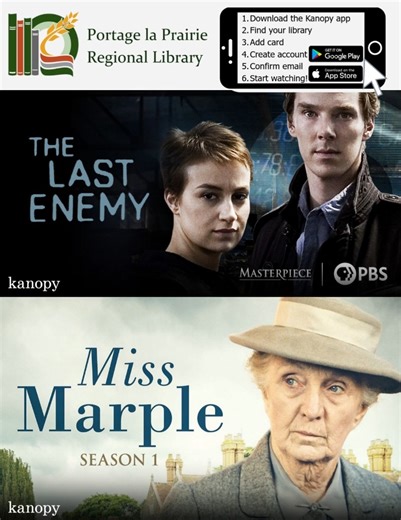 Kanopy is a collection of streaming videos focusing on classic, documentary, and independent films available instantly, with automatic returns and no late fees 🍿😍 Watch Kanopy on your TV by using dedicated apps for smart TVs (Roku, Apple TV, Fire TV, Android TV, Samsung) or streaming devices (Chromecast, AirPlay), or by connecting a computer via HDMI. 📲🎥🖥️ | Portage la Prairie Regional Library