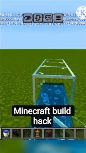 build hack in Minecraft#minecraftpe