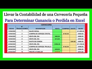 🤩 Cómo Llevar la Contabilidad de una Cerverceria Pequeña para Determinar la Ganancia 🚀