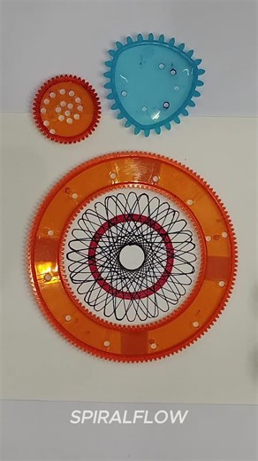 Bold Symmetric Spiral Core #spiralflow #spirograph #asmr #perfectloop #hypnotic