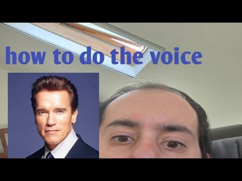 How to do a Arnold voice impression