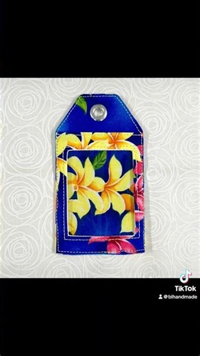 Luggage name tags sewing pattern