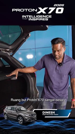 Discover the Limitless Boot Space of the 2026 PROTON X70
