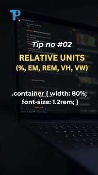 CSS Tips for Responsive Design | Media Queries, Flexbox & Relative Units! ⚡ #Shorts