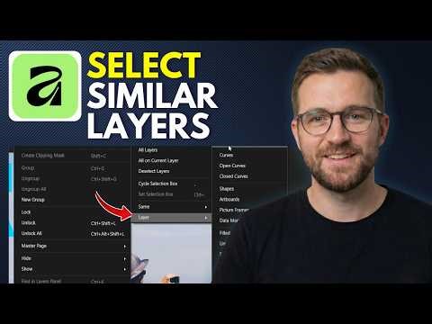 How to Select Similar Layers in Affinity (Step By Step 2026)