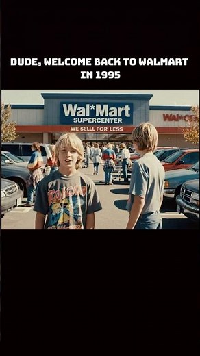 Dude, welcome back to Walmart in 1995!#lestgoback #nostalgia #childhood #90skids #90s
