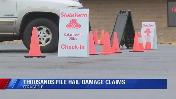 Insurance companies filing thousands of claims after recent hailstorms