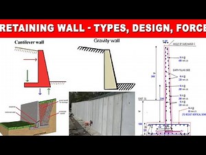 Retaining Walls Explained | Types, Forces, Failure and Reinforcement | design of retaining wall