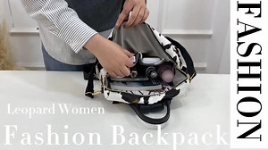 Watch Women Fashion Backpack Purse Travel Backpack Handbag on Amazon Live