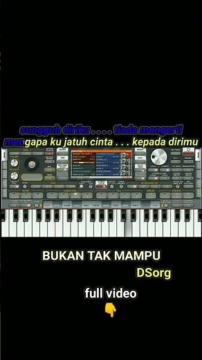 BUKAN TAK MAMPU - KARAOKE DANGDUT KOPLO DSorg