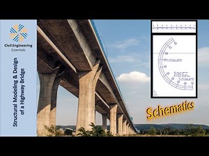 Structural Modeling and Design of a Highway Bridge | Part 3: Bridge Schematic