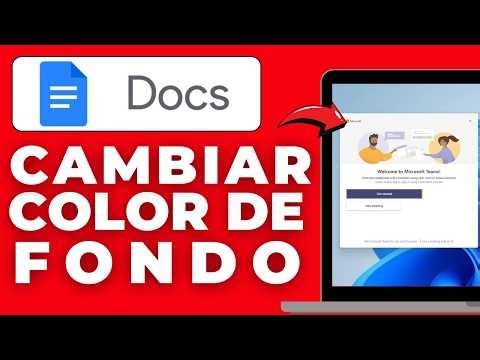 Como Cambiar El Color De Fondo En Google Docs (2026)