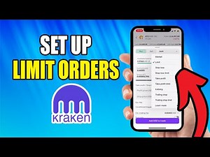 How To Set Up Limit Orders On Kraken - New Method
