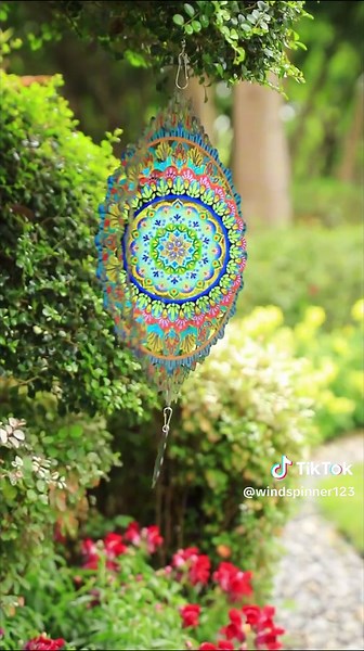Mandala 3D Wind Spinner for Your Yard